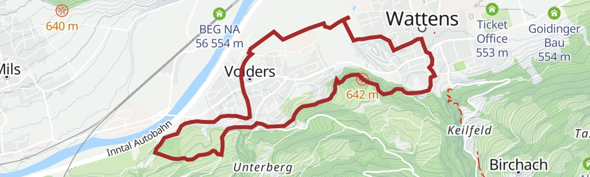 Route map: Historischer Rundlauf